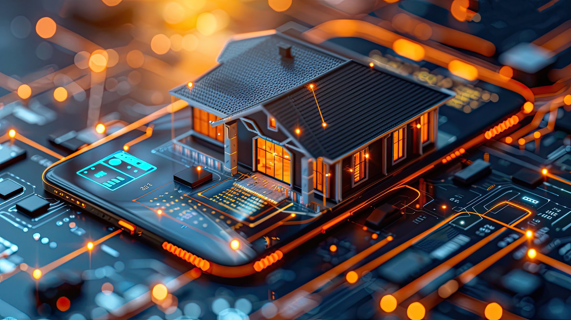 smart-home-technology-concept-modern-house-futuristic-circuit-board-with-digital-connections