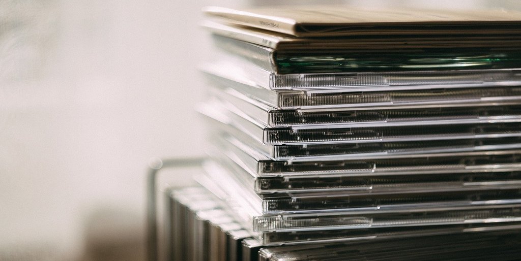 Stack of CDs